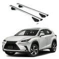 thumbnail image 1 of ERKUL Roof Rack Cross Bars for Lexus NX NX200 NX200T NX300 NX300H 2015-2021 | Aluminum Crossbars with Anti Theft Lock for Rooftop | Compatible with Flush Rails - Silver, 1 of 7