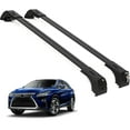 thumbnail image 1 of ERKUL Roof Rack Cross Bars for Lexus RX350L RX450H RX450HL 2016-2022 | Aluminum Crossbars with Anti Theft Lock for Rooftop | Compatible with Flush Rails - Black, 1 of 8