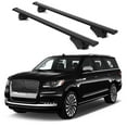 thumbnail image 1 of ERKUL Roof Rack Cross Bars for Lincoln Navigator 2018-2024 | Aluminum Crossbars with Anti Theft Lock for Rooftop | Compatible with Raised Rails - Black, 1 of 7
