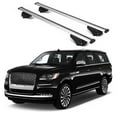 thumbnail image 1 of ERKUL Roof Rack Cross Bars for Lincoln Navigator 2018-2024 | Aluminum Crossbars with Anti Theft Lock for Rooftop | Compatible with Raised Rails - Silver, 1 of 7