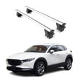 thumbnail image 1 of ERKUL Roof Rack Cross Bars for Mazda CX-30 2020-2024 | Aluminum Crossbars with Anti Theft Lock for Rooftop | Compatible with Bare/Naked Roofs - Silver, 1 of 7