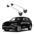 thumbnail image 1 of ERKUL Roof Rack Cross Bars for Mazda CX-5 CX5 2017-2024 | Aluminum Crossbars with Anti Theft Lock for Rooftop | Compatible with Bare/Naked Roofs - Silver, 1 of 7