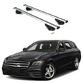 thumbnail image 1 of ERKUL Roof Rack Cross Bars for Mercedes Benz E-Class Wagon 2017-2023 | Aluminum Crossbars with Anti Theft Lock for Rooftop | Compatible with Flush Rails - Silver, 1 of 7