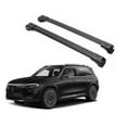 thumbnail image 1 of ERKUL Roof Rack Cross Bars for Mercedes Benz EQB 2022-2025 | Aluminum Crossbars with Anti Theft Lock for Rooftop with Raised Rails | Not Compatible with Moon Roof- Black, 1 of 8