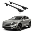 thumbnail image 1 of ERKUL Roof Rack Cross Bars for Mercedes Benz GLA 2014-2020 | Aluminum Crossbars with Anti Theft Lock for Rooftop | Compatible with Flush Rails - Black, 1 of 7