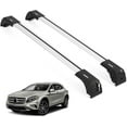 thumbnail image 1 of ERKUL Roof Rack Cross Bars for Mercedes Benz GLA 2014-2020 | Aluminum Crossbars with Anti Theft Lock for Rooftop | Compatible with Flush Rails - Silver, 1 of 8