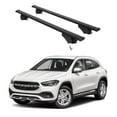 thumbnail image 1 of ERKUL Roof Rack Cross Bars for Mercedes Benz GLA 2021-2025 | Aluminum Crossbars with Anti Theft Lock for Rooftop | Compatible with Flush Rails - Black, 1 of 7