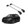 thumbnail image 1 of ERKUL Roof Rack Cross Bars for Mercedes Benz GLA 2021-2025 | Aluminum Crossbars with Anti Theft Lock for Rooftop with Flush Rails | Not Compatible with Sunroof - Silver, 1 of 8