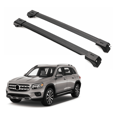 thumbnail image 1 of ERKUL Roof Rack Cross Bars for Mercedes Benz GLB 2020-2024 | Aluminum Crossbars with Anti Theft Lock for Rooftop | Compatible with Raised Rails - Black, 1 of 7