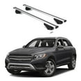 thumbnail image 1 of ERKUL Roof Rack Cross Bars for Mercedes Benz GLC 2016-2022 | Aluminum Crossbars with Anti Theft Lock for Rooftop | Compatible with Flush Rails - Silver, 1 of 7