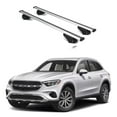 thumbnail image 1 of ERKUL Roof Rack Cross Bars for Mercedes Benz GLC 2023-2025 | Aluminum Crossbars with Anti Theft Lock for Rooftop | Compatible with Flush Rails - Silver, 1 of 7