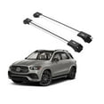 thumbnail image 1 of ERKUL Roof Rack Cross Bars for Mercedes Benz GLE V167 2019-2024 | Aluminum Crossbars with Anti Theft Lock for Rooftop with Raised Rails - Silver | Not Compatible with Sunroof, 1 of 8