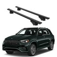 thumbnail image 1 of ERKUL Roof Rack Cross Bars for Mercedes Benz GLE (V167) 2019-2025 | Aluminum Crossbars with Anti Theft Lock for Rooftop | Compatible with Raised Rails - Black, 1 of 7
