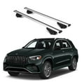 thumbnail image 1 of ERKUL Roof Rack Cross Bars for Mercedes Benz GLE (V167) 2019-2025 | Aluminum Crossbars with Anti Theft Lock for Rooftop | Compatible with Raised Rails - Silver, 1 of 7