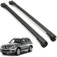thumbnail image 1 of ERKUL Roof Rack Cross Bars for Mercedes Benz GLK Class 2009-2015 | Aluminum Crossbars with Anti Theft Lock for Rooftop | Compatible with Raised Rails - Black, 1 of 8