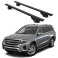 thumbnail image 1 of ERKUL Roof Rack Cross Bars for Mercedes Benz GLS 2017-2019 | Aluminum Crossbars with Anti Theft Lock for Rooftop | Compatible with Raised Rails - Black, 1 of 7