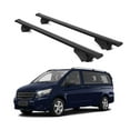 thumbnail image 1 of ERKUL Roof Rack Cross Bars for Mercedes Benz Metris 2016-2023 | Aluminum Crossbars with Anti Theft Lock for Rooftop | Compatible with Raised Rails - Black, 1 of 7