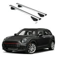 thumbnail image 1 of ERKUL Roof Rack Cross Bars for Mini Cooper Clubman 2016-2024 | Aluminum Crossbars with Anti Theft Lock for Rooftop | Compatible with Flush Rails - Silver, 1 of 7