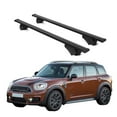 thumbnail image 1 of ERKUL Roof Rack Cross Bars for Mini Cooper Countryman 2017-2024 | Aluminum Crossbars with Anti Theft Lock for Rooftop | Compatible with Raised Rails - Black, 1 of 7