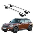 thumbnail image 1 of ERKUL Roof Rack Cross Bars for Mini Cooper Countryman 2017-2024 | Aluminum Crossbars with Anti Theft Lock for Rooftop | Compatible with Raised Rails - Silver, 1 of 7