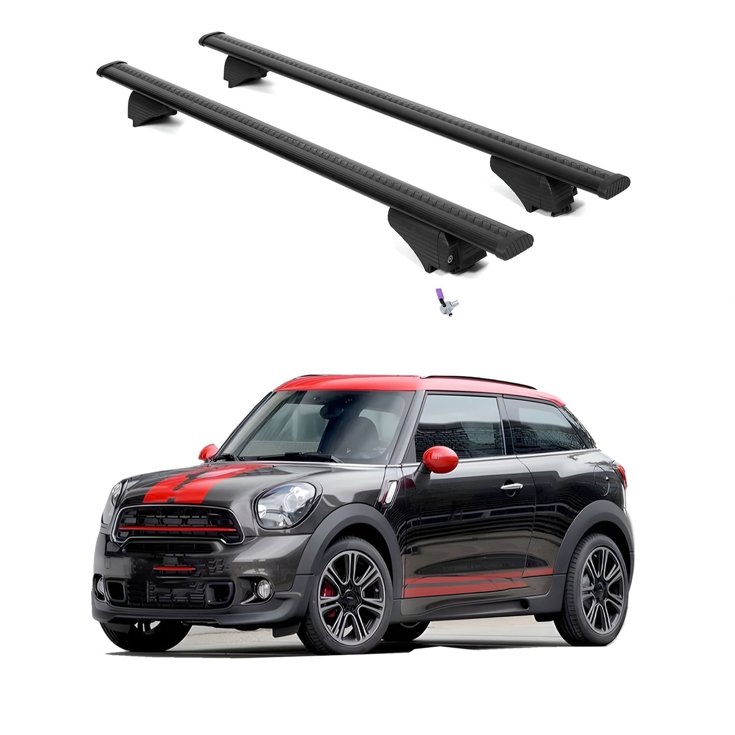 Mini Paceman Boot R Floor Rails ERKUL Roof Rack Cross Bars for Mini Cooper Paceman 2011-2016 | Aluminum ...