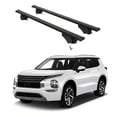thumbnail image 1 of ERKUL Roof Rack Cross Bars for Mitsubishi Outlander PHEV 2023-2025 | Aluminum Crossbars with Anti Theft Lock for Rooftop | Compatible with Flush Rails - Black, 1 of 7