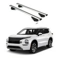 thumbnail image 1 of ERKUL Roof Rack Cross Bars for Mitsubishi Outlander PHEV 2023-2025 | Aluminum Crossbars with Anti Theft Lock for Rooftop | Compatible with Flush Rails - Silver, 1 of 7