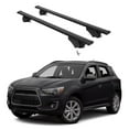 thumbnail image 1 of ERKUL Roof Rack Cross Bars for Mitsubishi Outlander Sport 2011-2024 | Aluminum Crossbars with Anti Theft Lock for Rooftop | Compatible with Flush Rails - Black, 1 of 7