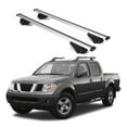 thumbnail image 1 of ERKUL Roof Rack Cross Bars for Nissan Frontier 2005-2021 | Aluminum Crossbars with Anti Theft Lock for Rooftop | Compatible with Raised Rails - Silver, 1 of 7