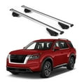 thumbnail image 1 of ERKUL Roof Rack Cross Bars for Nissan Pathfinder 2022-2025 | Aluminum Crossbars with Anti Theft Lock for Rooftop | Compatible with Raised Rails - Silver, 1 of 7