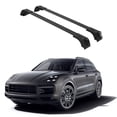thumbnail image 1 of ERKUL Roof Rack Cross Bars for Porsche Cayenne 2019-2025 | Anti-Theft Lock Aluminum Crossbars for Rooftop, Cargo Carrier, Luggage, Kayak, Canoe, Bike | Black, 1 of 7
