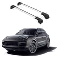 thumbnail image 1 of ERKUL Roof Rack Cross Bars for Porsche Cayenne 2019-2025 | Anti-Theft Lock Aluminum Crossbars for Rooftop, Cargo Carrier, Luggage, Kayak, Canoe, Bike | Silver, 1 of 7