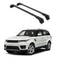 thumbnail image 1 of ERKUL Roof Rack Cross Bars for Range Rover Sport 2014-2022 | Anti-Theft Lock Aluminum Crossbars for Rooftop, Cargo Carrier, Luggage, Kayak, Canoe, Bike | Black, 1 of 7