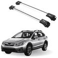 thumbnail image 1 of ERKUL Roof Rack Cross Bars for Subaru XV Crosstrek 2013-2023 | Aluminum Crossbars with Anti Theft Lock for Rooftop | Compatible with Raised Rails - Silver, 1 of 8