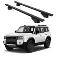 thumbnail image 1 of ERKUL Roof Rack Cross Bars for Toyota Land Cruiser 2024-2025 | Aluminum Crossbars with Anti Theft Lock for Rooftop | Compatible with Raised Rails - Black, 1 of 8