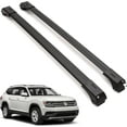 thumbnail image 1 of ERKUL Roof Rack Cross Bars for VW Volkswagen Atlas 2018-2024 (Not for Atlas Cross Sport) | Aluminum Crossbars with Anti Theft Lock for Rooftop | Compatible with Raised Rails - Black, 1 of 8