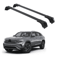 thumbnail image 1 of ERKUL Roof Rack Cross Bars for VW Volkswagen Atlas Cross Sport 2020-2024 (Not for Atlas) | Aluminum Crossbars with Anti Theft Lock for Rooftop | Compatible with Flush Rails - Black, 1 of 7