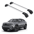 thumbnail image 1 of ERKUL Roof Rack Cross Bars for VW Volkswagen Atlas Cross Sport 2020-2024 (Not for Atlas) | Aluminum Crossbars with Anti Theft Lock for Rooftop | Compatible with Flush Rails - Silver, 1 of 7