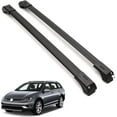 thumbnail image 1 of ERKUL Roof Rack Cross Bars for VW Volkswagen Golf SW Alltrack 2013-2019 | Aluminum Crossbars with Anti Theft Lock for Rooftop | Compatible with Raised Rails - Black, 1 of 8