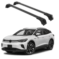 thumbnail image 1 of ERKUL Roof Rack Cross Bars for VW Volkswagen ID.4 2021-2025 | Aluminum Crossbars with Anti Theft Lock for Rooftop | Compatible with Flush Rails - Black, 1 of 7