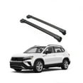 thumbnail image 1 of ERKUL Roof Rack Cross Bars for VW Volkswagen Taos 2022-2024 | Aluminum Crossbars with Anti-Theft Lock for Rooftop | Compatible with Raised Rails - Black, 1 of 7