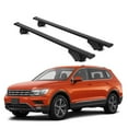 thumbnail image 1 of ERKUL Roof Rack Cross Bars for VW Volkswagen Tiguan 2018-2024 | Aluminum Crossbars with Anti Theft Lock for Rooftop | Compatible with Raised Rails - Black, 1 of 7
