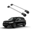 thumbnail image 1 of ERKUL Roof Rack Cross Bars for VW Volkswagen Tiguan 2018-2024 | Aluminum Crossbars with Anti Theft Lock for Rooftop | Compatible with Raised Rails - Silver, 1 of 8