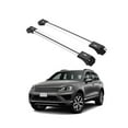 thumbnail image 1 of ERKUL Roof Rack Cross Bars for VW Volkswagen Touareg 2011-2018 | Aluminum Crossbars with Anti Theft Lock for Rooftop | Compatible with Raised Rails - Silver, 1 of 8