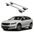 thumbnail image 1 of ERKUL Roof Rack Cross Bars for Volvo V60 Cross Country 2015-2018 | Aluminum Crossbars with Anti Theft Lock for Rooftop | Compatible with Flush Rails - Silver, 1 of 7