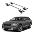 thumbnail image 1 of ERKUL Roof Rack Cross Bars for Volvo V90 Cross Country 2017-2025 | Aluminum Crossbars with Anti Theft Lock for Rooftop | Compatible with Flush Rails - Silver, 1 of 7