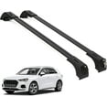 thumbnail image 1 of ERKUL Roof Rack Cross Bars for Audi Q3 2012-2018 | Aluminum Crossbars with Anti Theft Lock for Rooftop | Compatible with Flush Rails - Black, 1 of 8