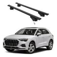 thumbnail image 1 of ERKUL Roof Rack Cross Bars for Audi Q3 2019-2025 | Aluminum Crossbars with Anti Theft Lock for Rooftop | Compatible with Flush Rails - Black, 1 of 7