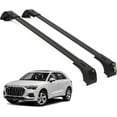 thumbnail image 1 of ERKUL Roof Rack Cross Bars for Audi Q3 2019-2025 | Aluminum Crossbars with Anti Theft Lock for Rooftop | Compatible with Flush Rails - Black, 1 of 8
