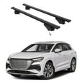 thumbnail image 1 of ERKUL Roof Rack Cross Bars for Audi Q4 e-tron 2022-2025 | Aluminum Crossbars with Anti Theft Lock for Rooftop | Compatible with Flush Rails - Black, 1 of 7